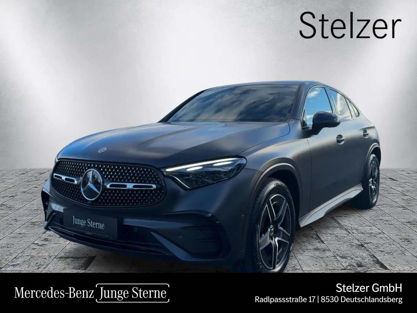 Mercedes-Benz GLC 220 d 4MATIC Coupé AMG Night MBUX Navi RKam Grigio - 1