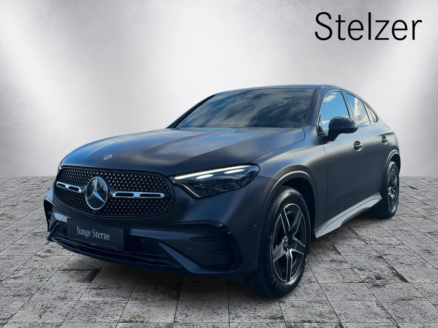 Mercedes-Benz GLC 220 d 4MATIC Coupé AMG Night MBUX Navi RKam Grigio - 2