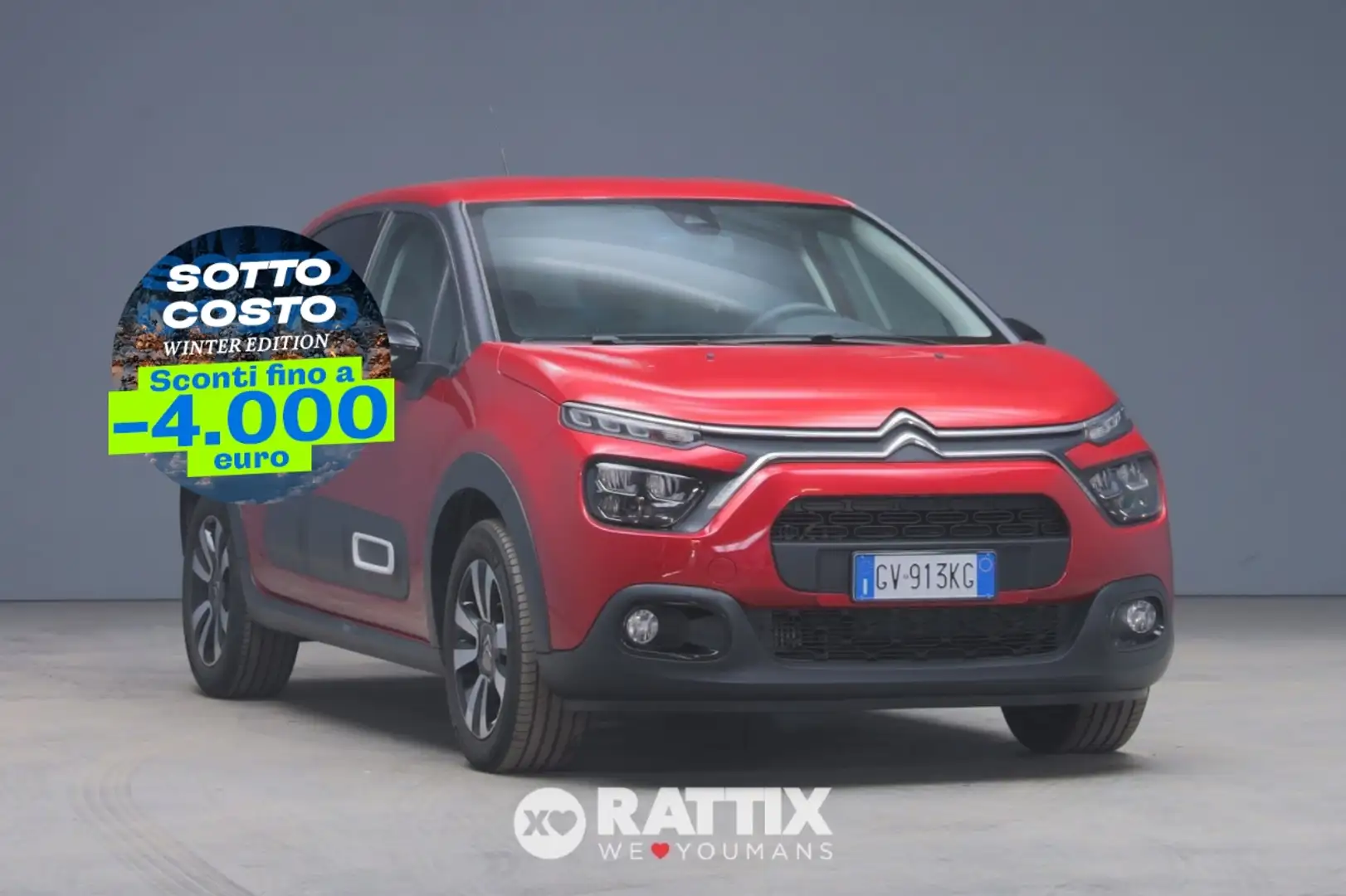 Citroen C3 1.2 Puretech 110CV Max Rosso - 1