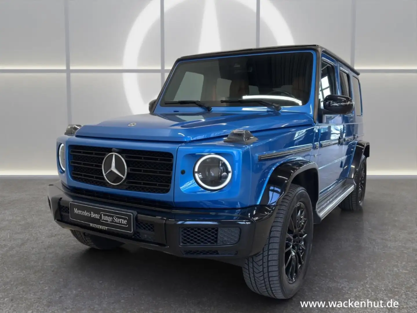 Mercedes-Benz G 500 AMG NIGHT+AHK+STDHZ+DISTR+MULTIB+BURM+360° Blau - 2