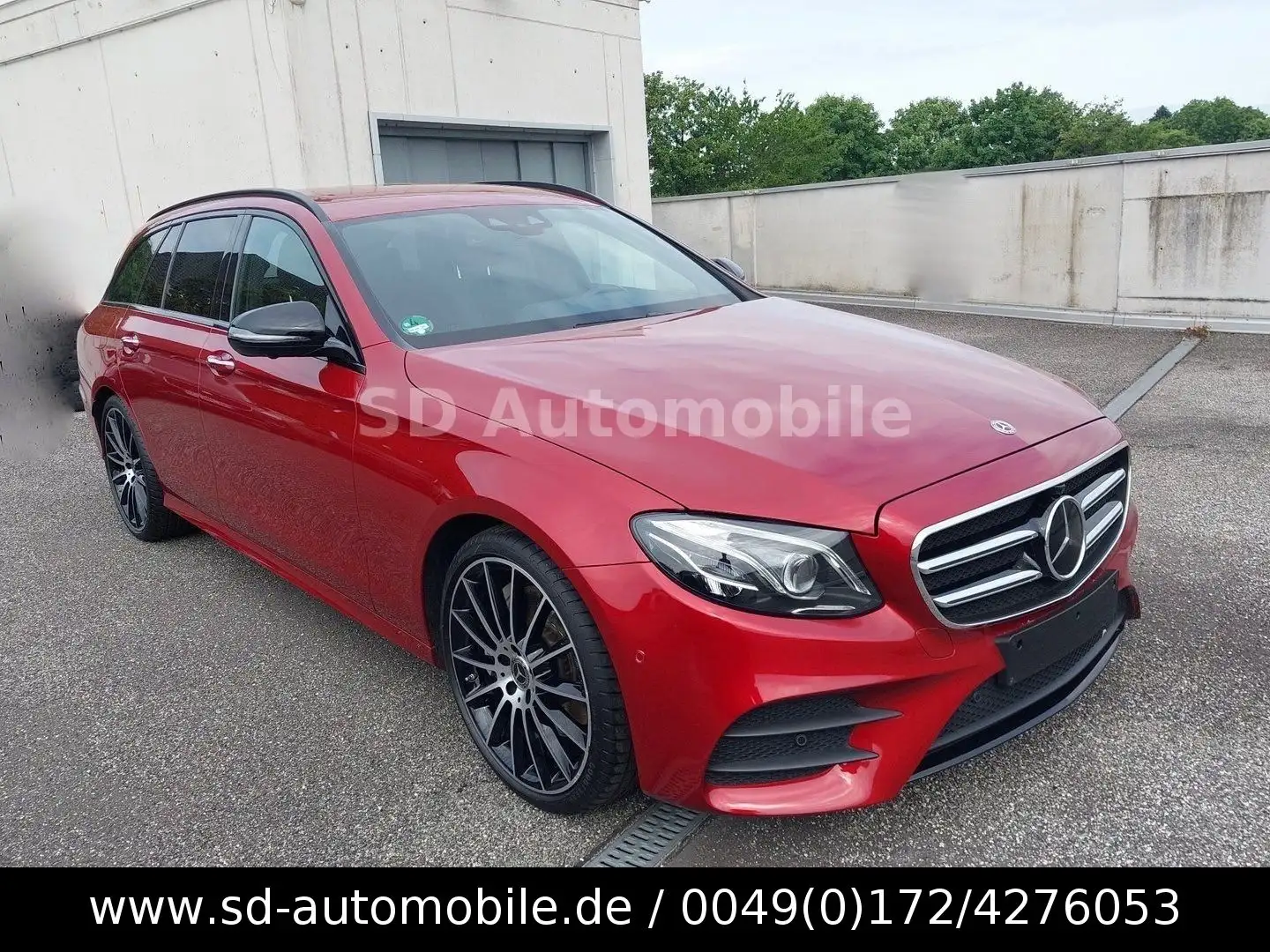 Mercedes-Benz E 300 T AMG LINE + 20"ZOLL+WIDSCREEN+DESIGNO Czerwony - 1