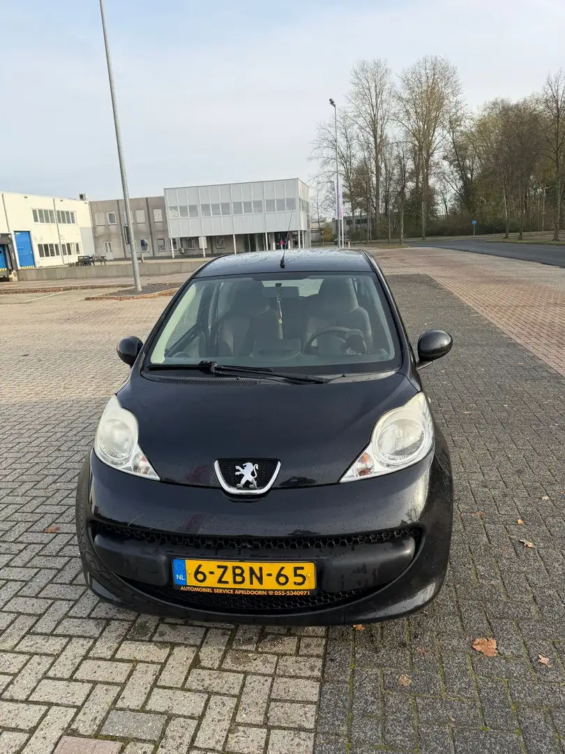 Peugeot 107 1.0-12V XR KM:196.320 NIEUWE APK 05-12-2026!! Zwart - 1