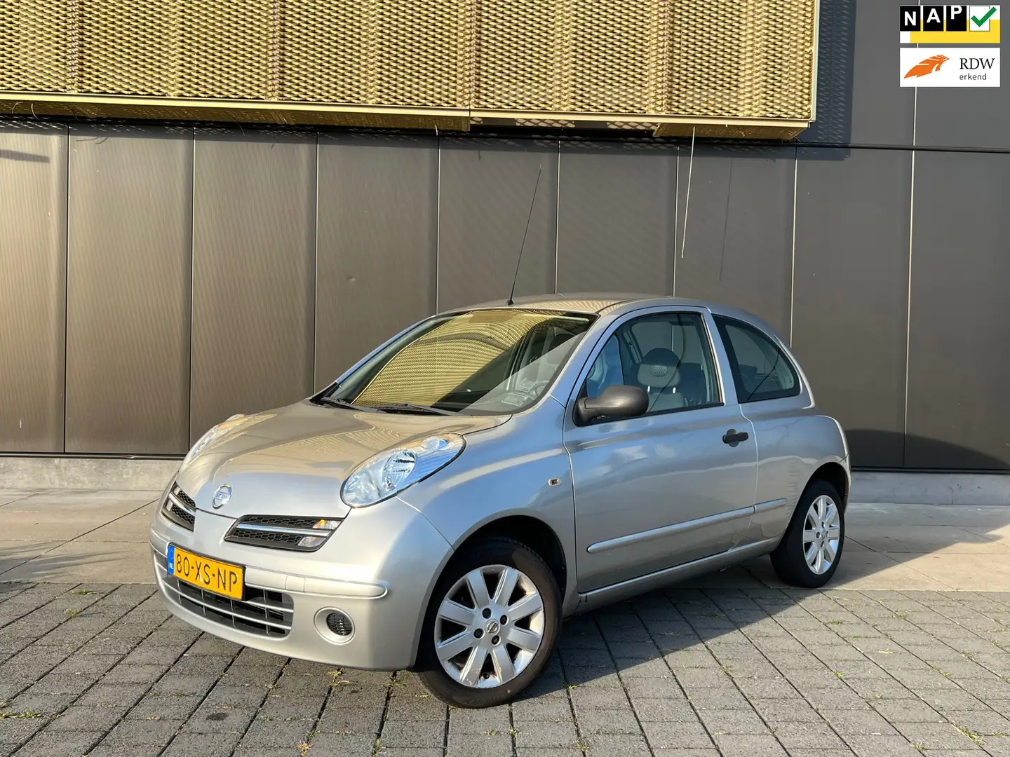 Nissan Micra 1.2 Pure|Airco|Elektr ram.|NAP|lagekm|Nwe APK Grijs - 1