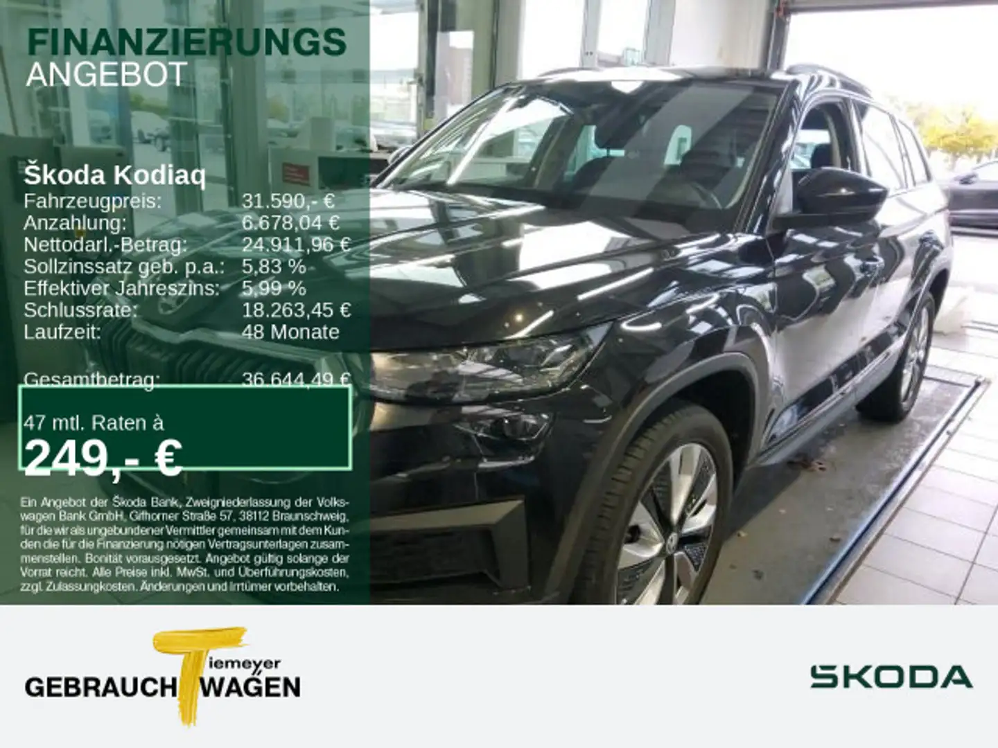 Skoda Kodiaq 2.0 TDI DSG MATRIX ST.HEIZ LM19 AHK Schwarz - 1