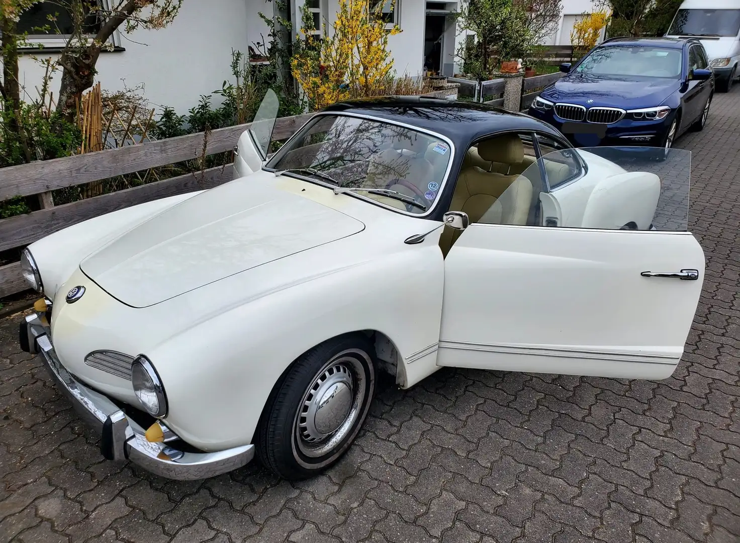 Volkswagen Karmann Ghia VW Karmann Ghia (Brasilien-Modell, Baujahr 1966) Biały - 2