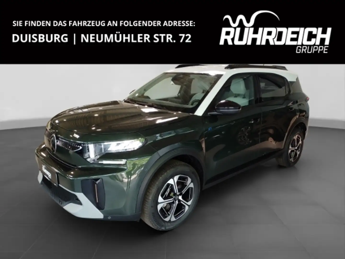 Citroen C3 Aircross e 113 MAX Elektromotor HUD LED Apple CarPlay Andro Grün - 1