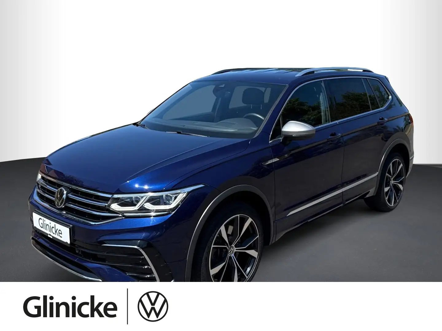 Volkswagen Tiguan Allspace 2.0 TDI R-Line 4Motion DSG, AHK, Blauw - 1