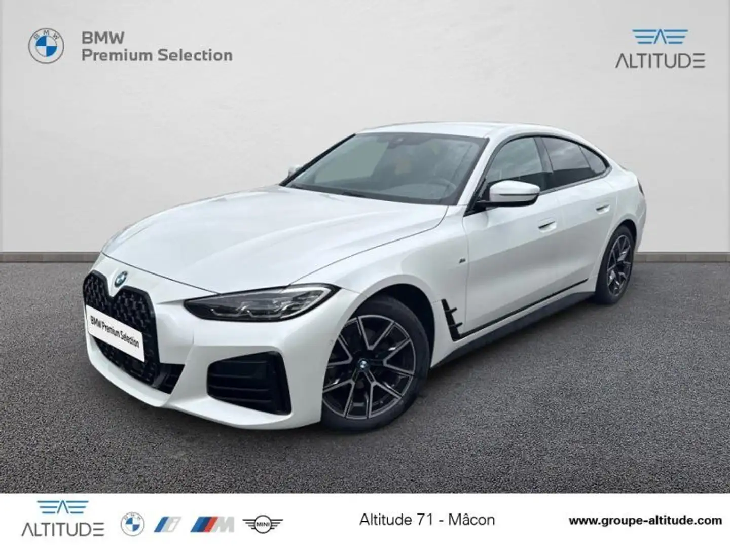 BMW 420 420dA 190ch M Sport Blanc - 1