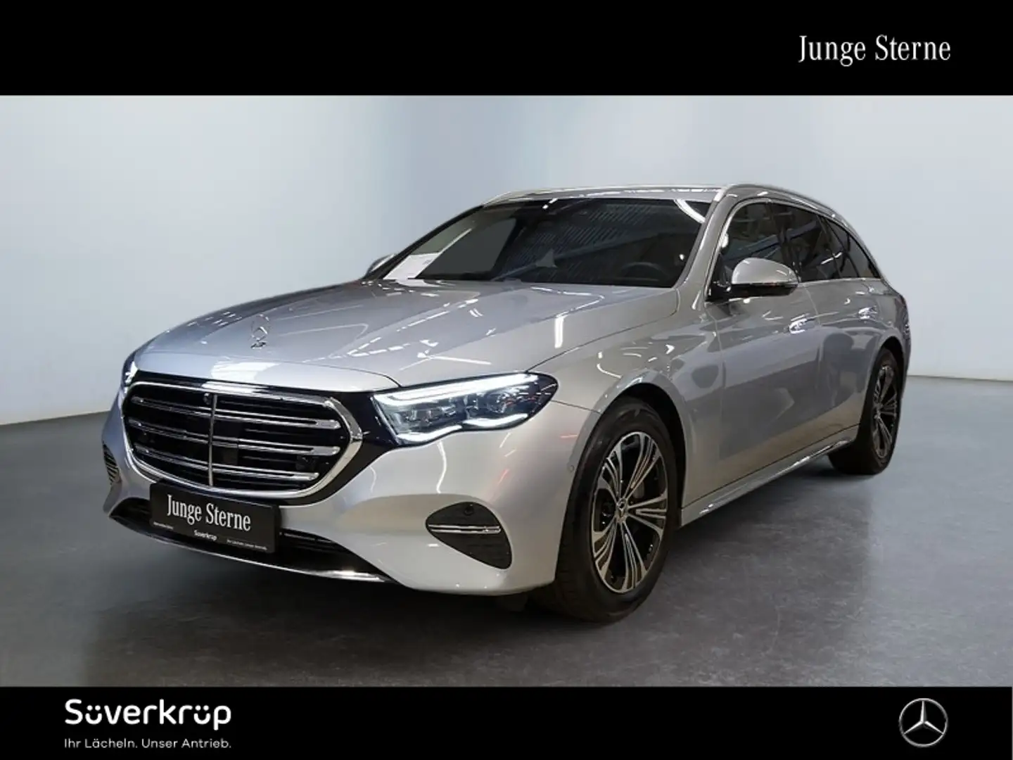 Mercedes-Benz E 220 d T 4M BURM PREMIUM MEMO 360 AHK AIRMATIC Silber - 1