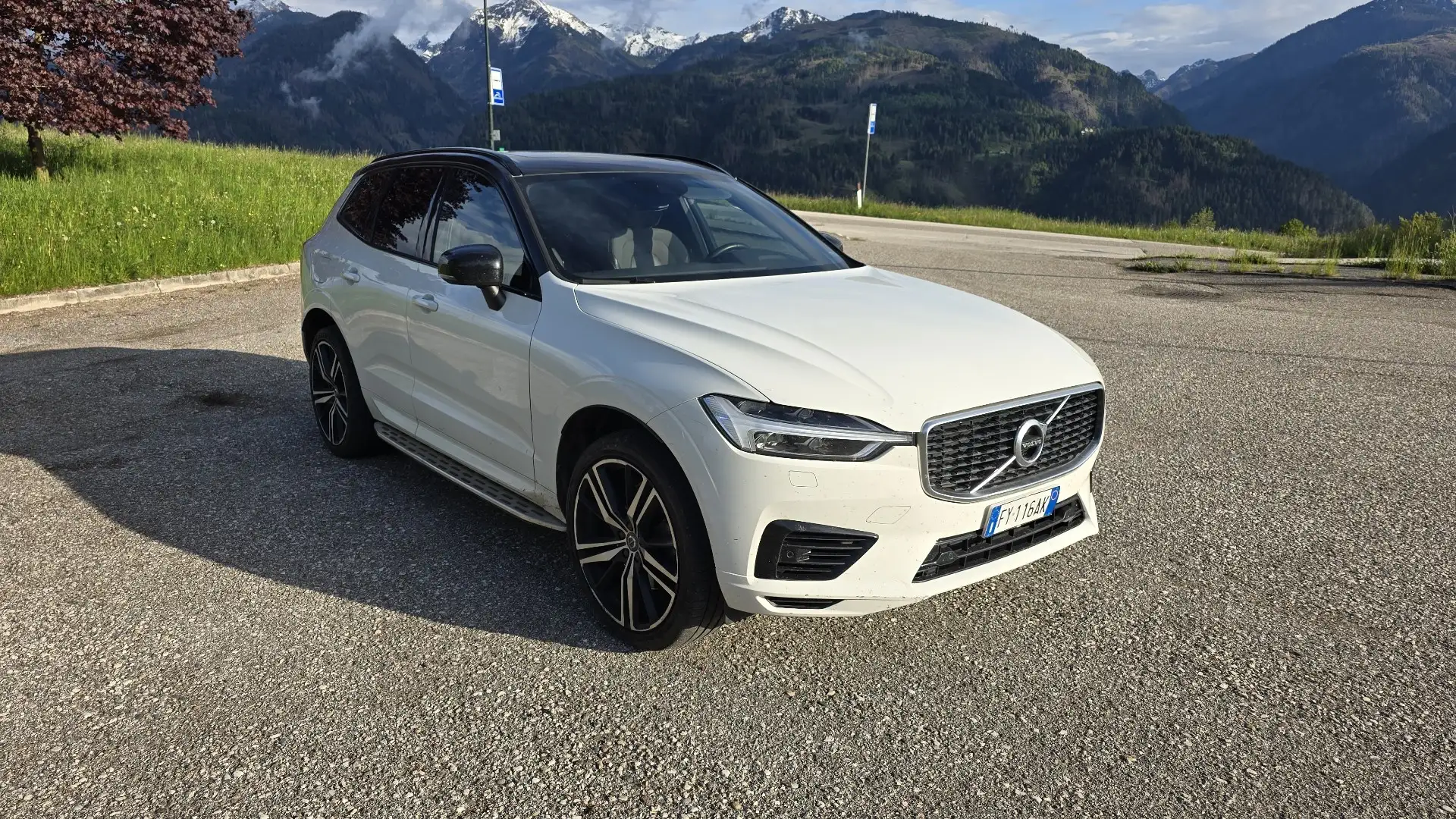 Volvo XC60 XC60 II 2019 2.0 t8 te R-design awd White - 1