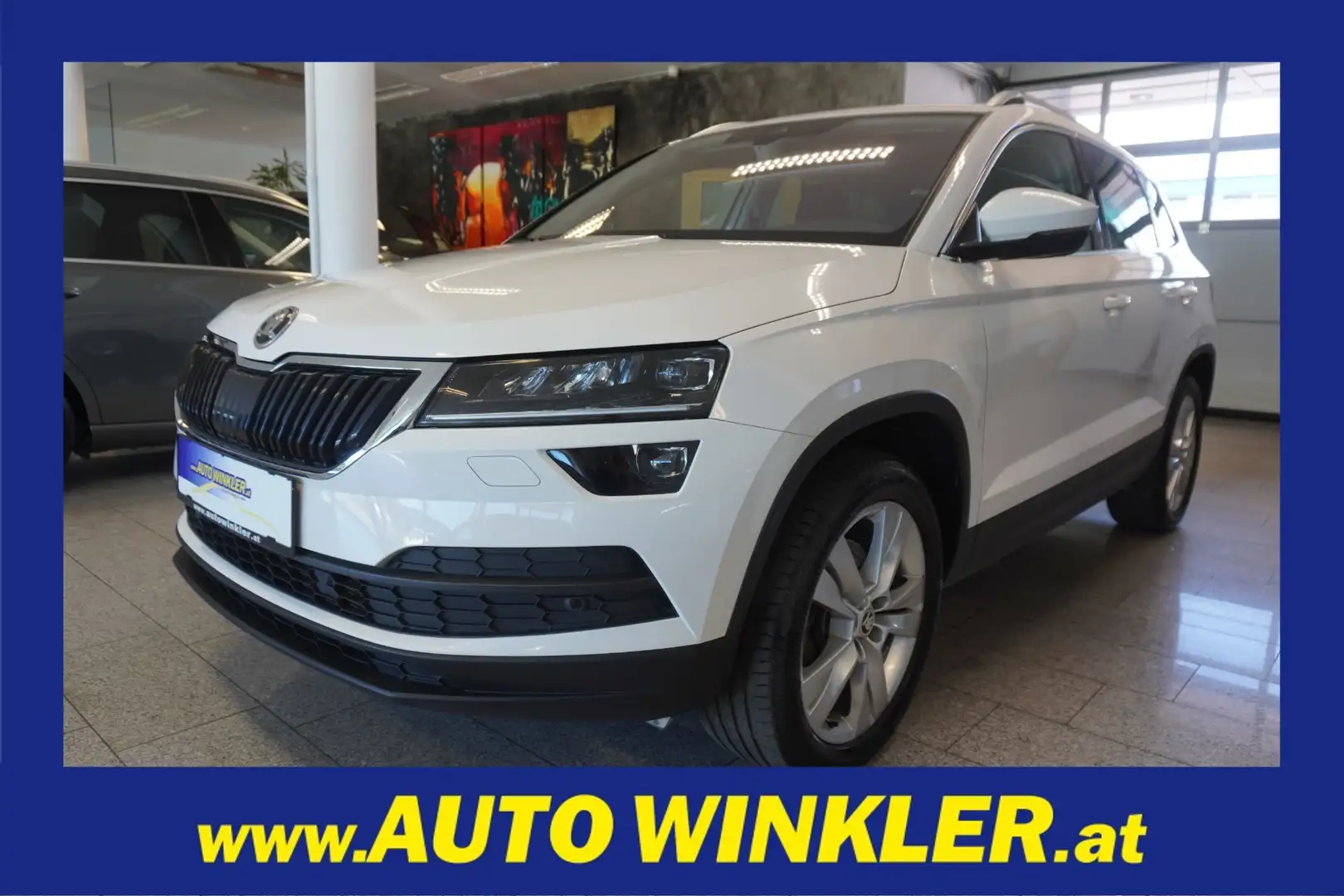 Skoda Karoq 2,0 TDI SCR 4x4 Style SC DSG Weiß - 1