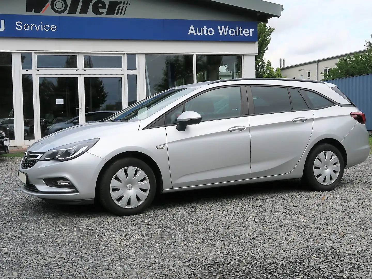 Opel Astra KOMBI 2xKLIMATRONIK NAVI PDC SHZ LRHZ GARANTIE USB Zilver - 1