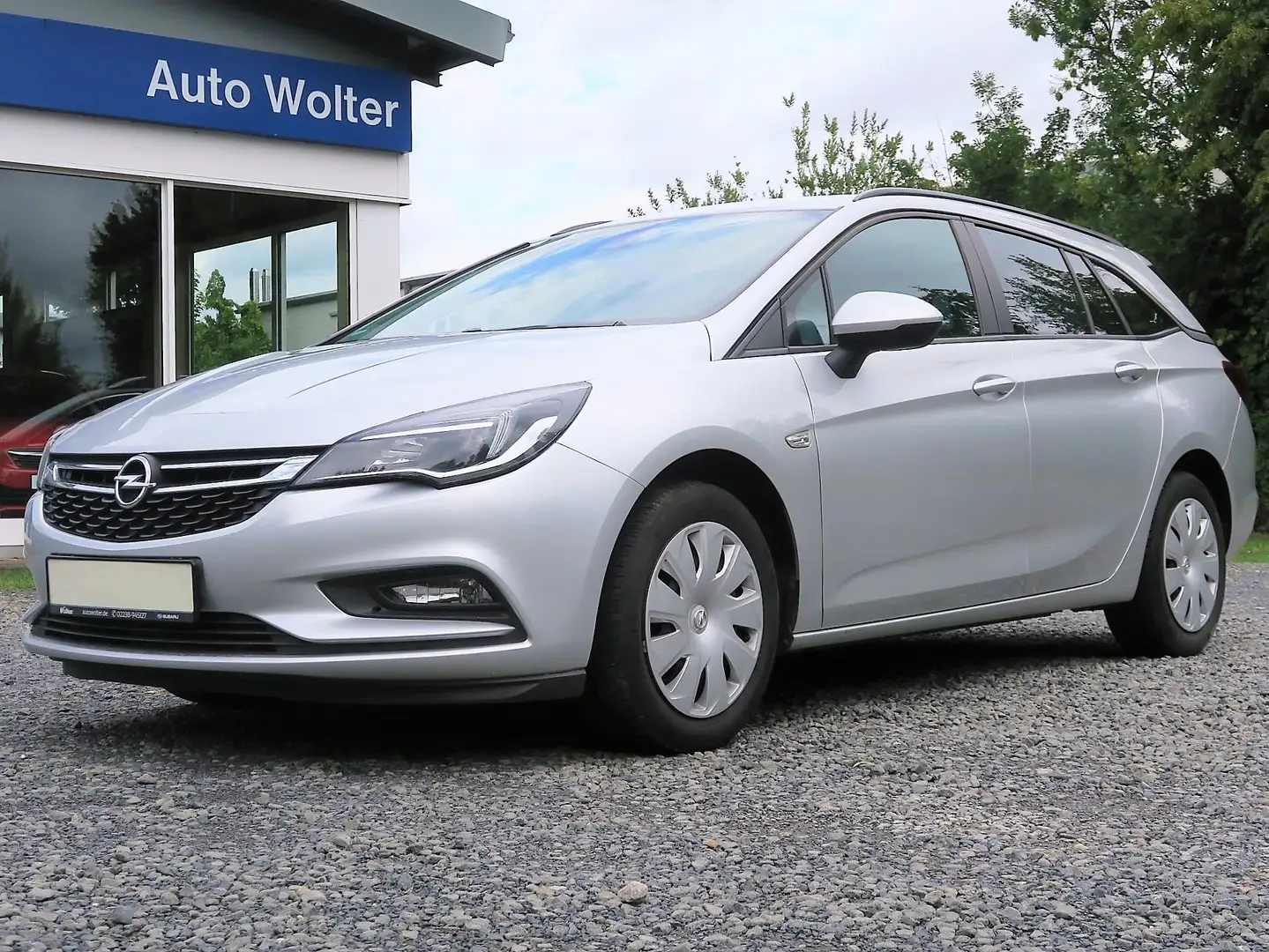 Opel Astra KOMBI 2xKLIMATRONIK NAVI PDC SHZ LRHZ GARANTIE USB Zilver - 2