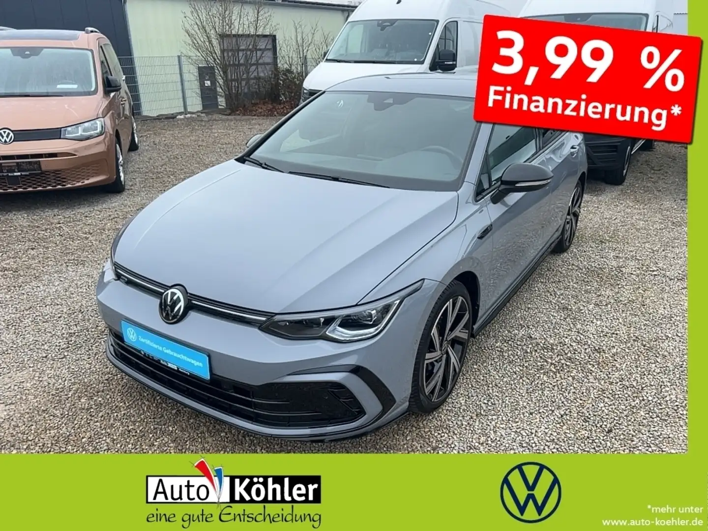 Volkswagen Golf R-Line TSi DSG / Standheizung / DCC- Fahrwerk Grau - 1