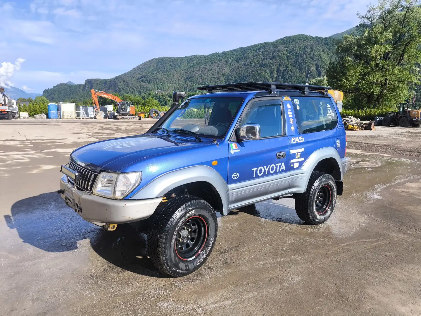 Toyota Land Cruiser kzj90 3p 3.0 Standard Modrá - 1