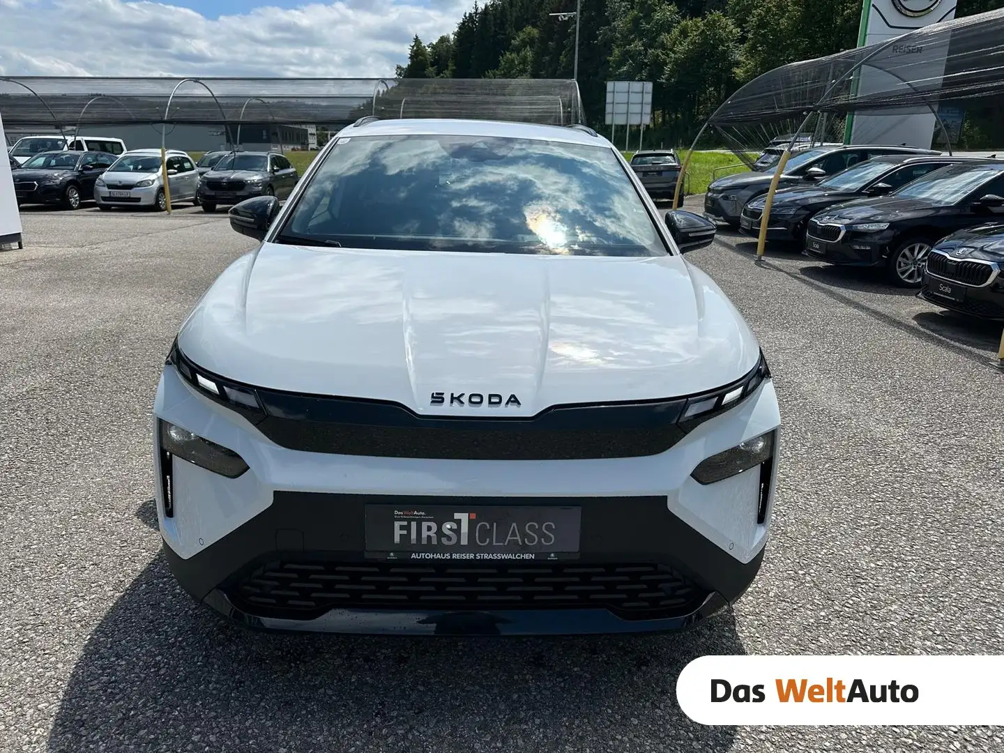 Skoda Elroq Sportline 85 Weiß - 1