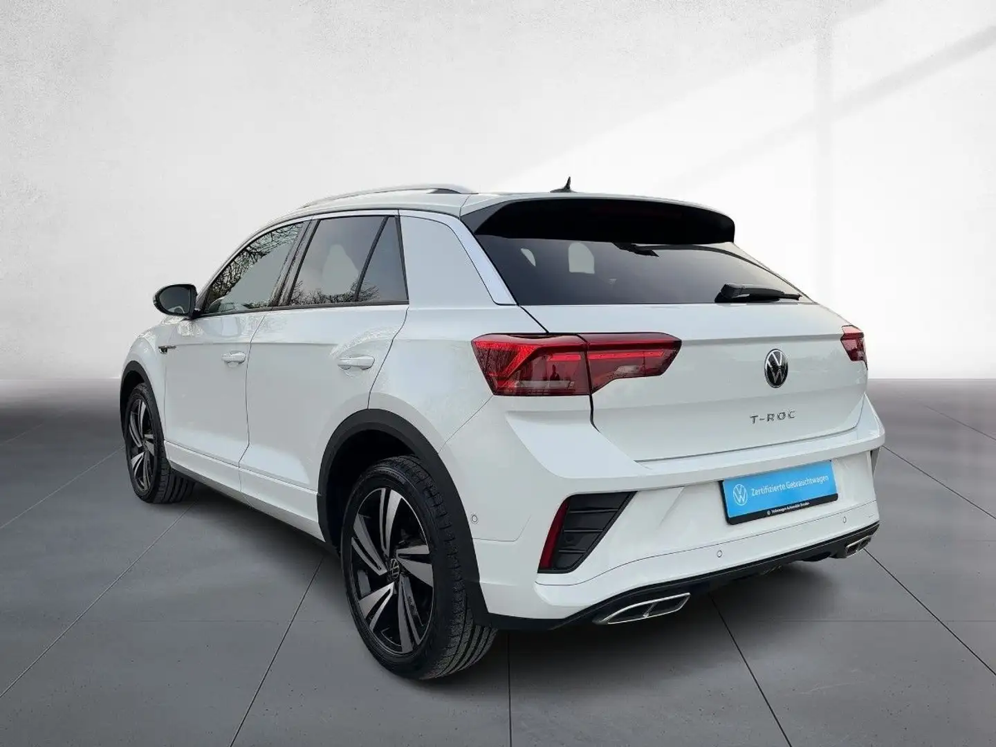 Volkswagen T-Roc R-Line 1.5 TSI DSG LED AHZV KAM APP TRAVEL Weiß - 2