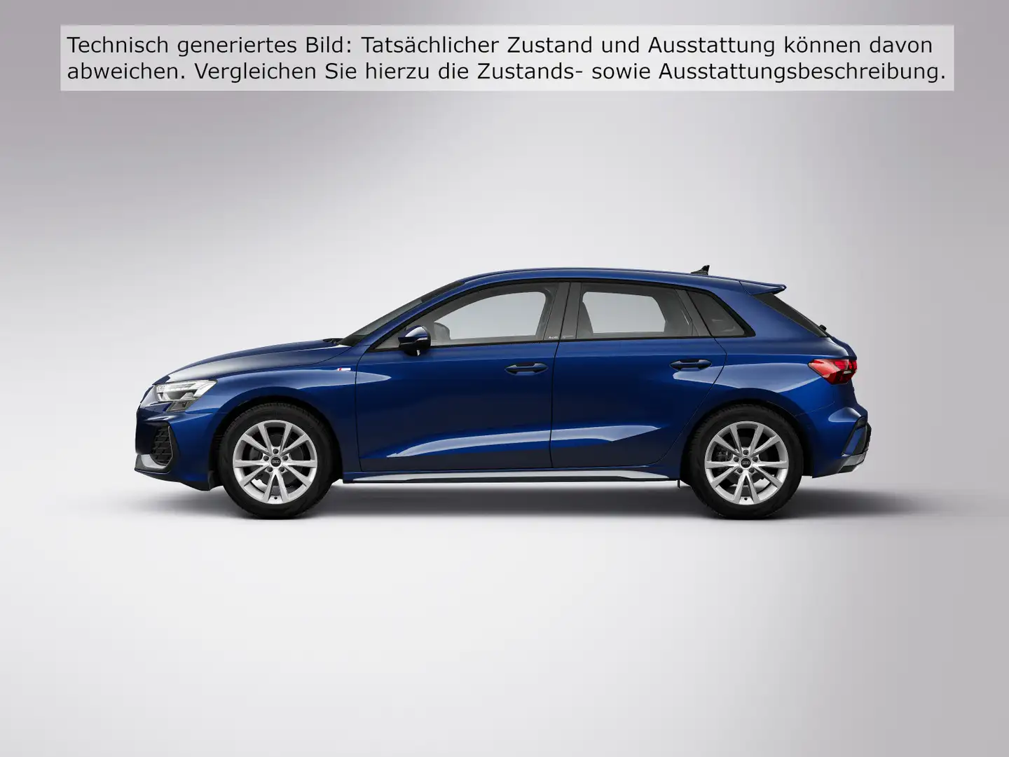 Audi A3 S line 35 TFSI LED KAMERA NAVI SITZ Blau - 2