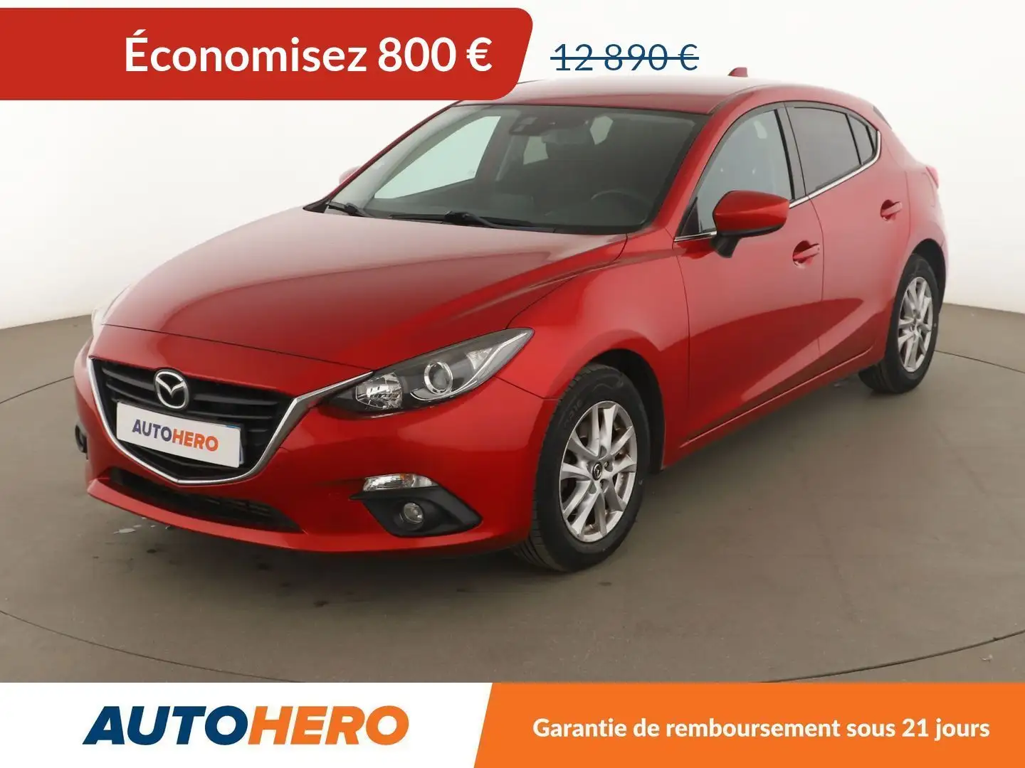 Mazda 3 2.2 Skyactiv-D Elegance Rouge - 1