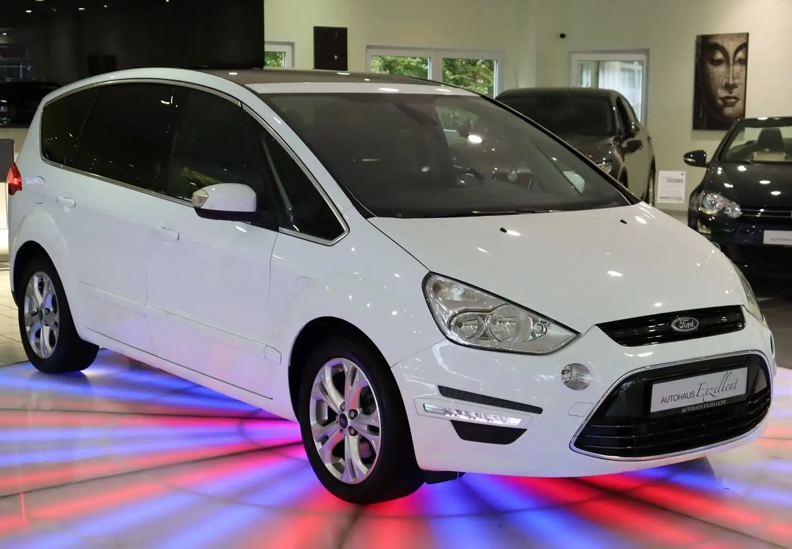Ford S-Max Titanium*KLIMA*SHZ*PANO*TEMPOMAT*PDC*ALU* Weiß - 2