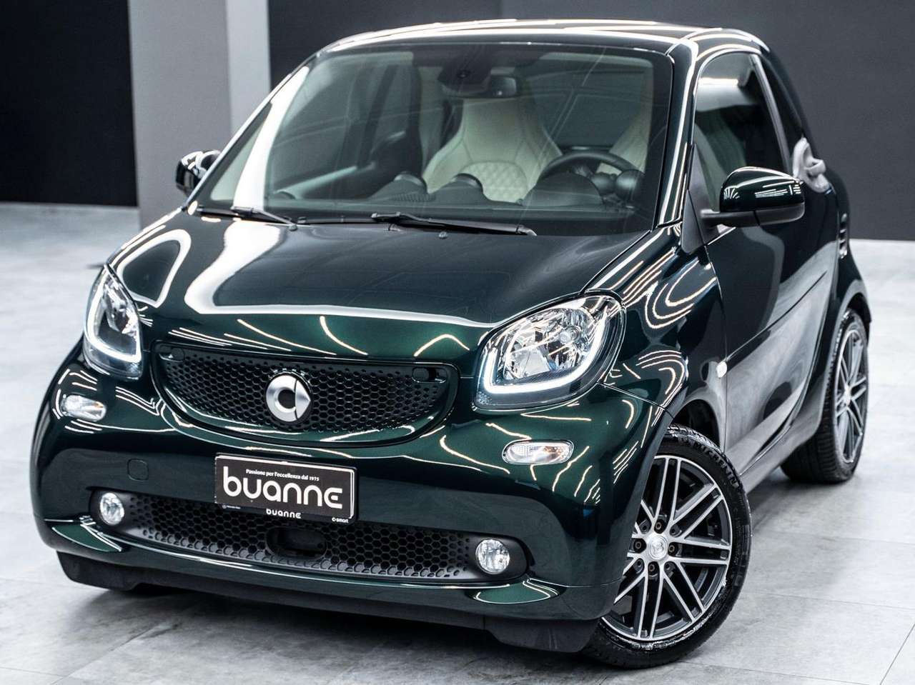 smart forTwo 90Cv Brabus Style Twinamic British Green Italy