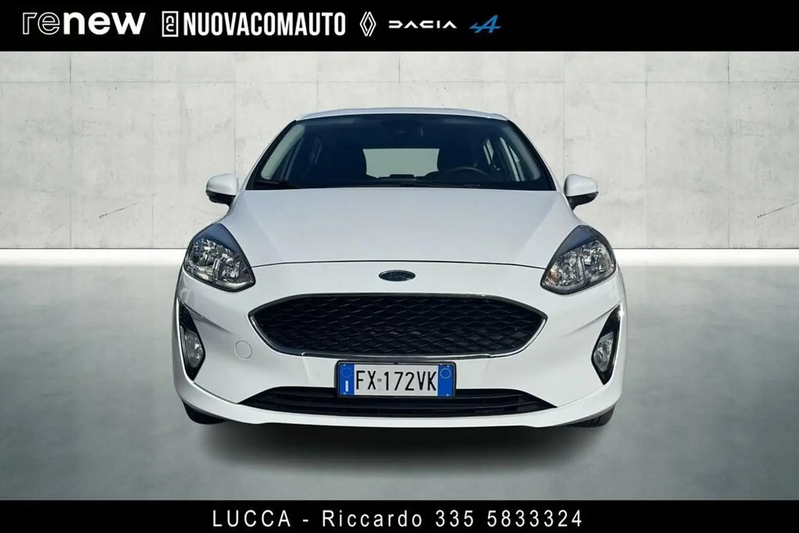 Ford Fiesta 5p 1.1 Plus Gpl 75cv Bianco - 2