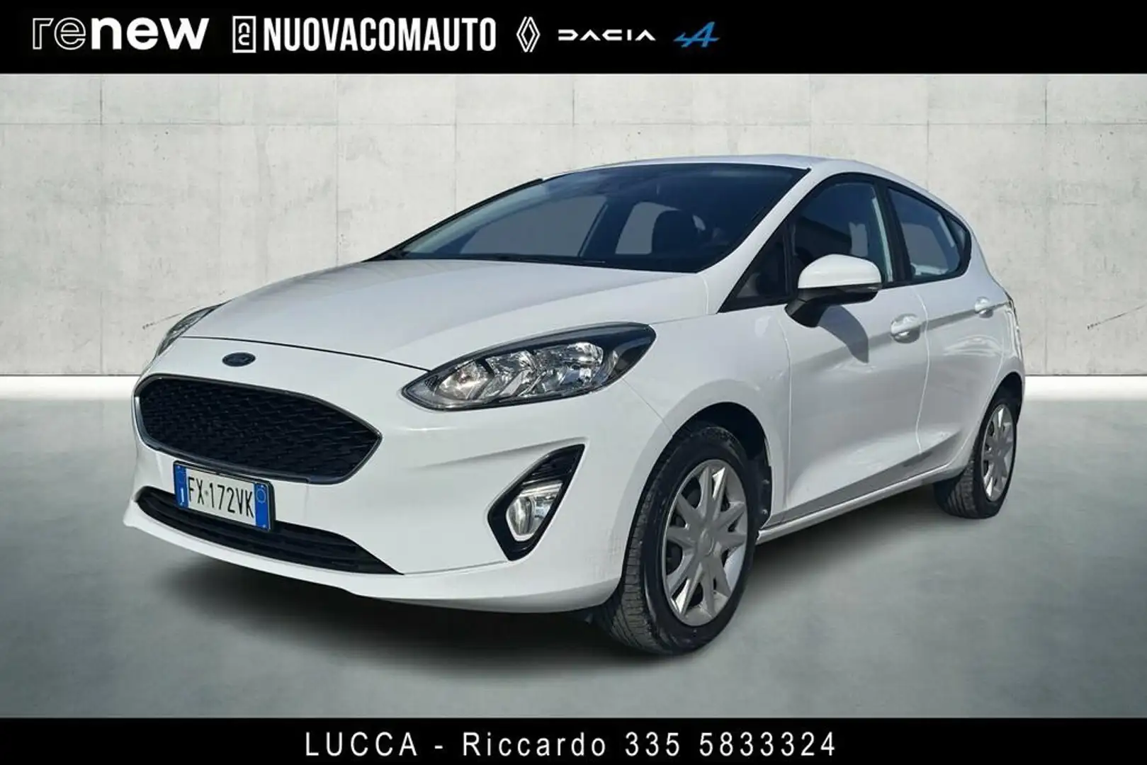 Ford Fiesta 5p 1.1 Plus Gpl 75cv Bianco - 1
