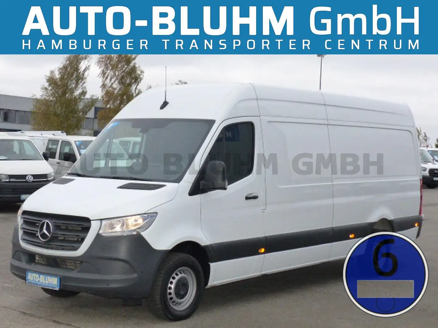 Mercedes-Benz Sprinter 317 CDI Kasten Maxi Cam AC 3-Sitze MBUX Blanco - 1