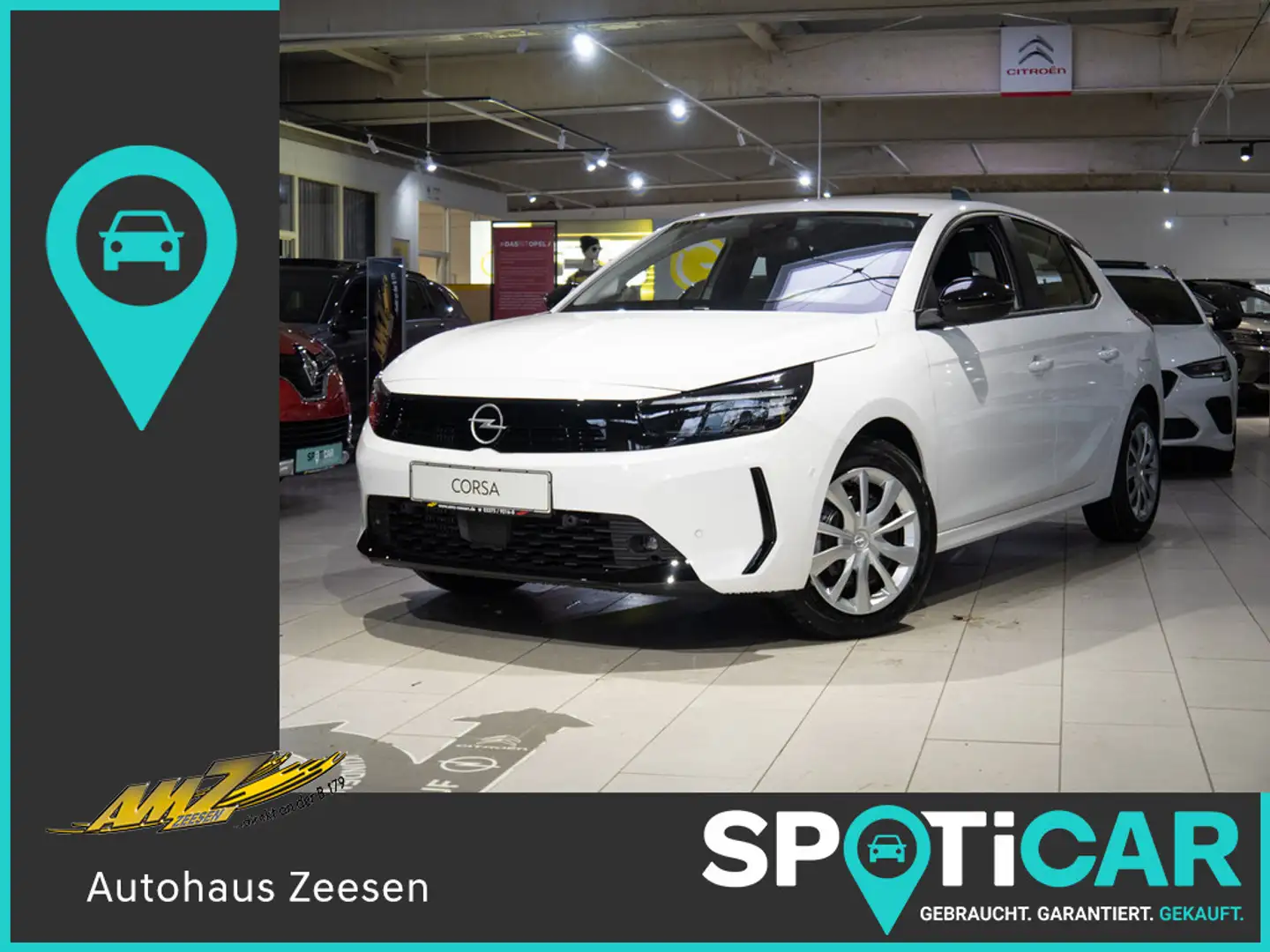 Opel Corsa 1.2 Edition LED KLIMA KAMERA PDC Blanco - 1