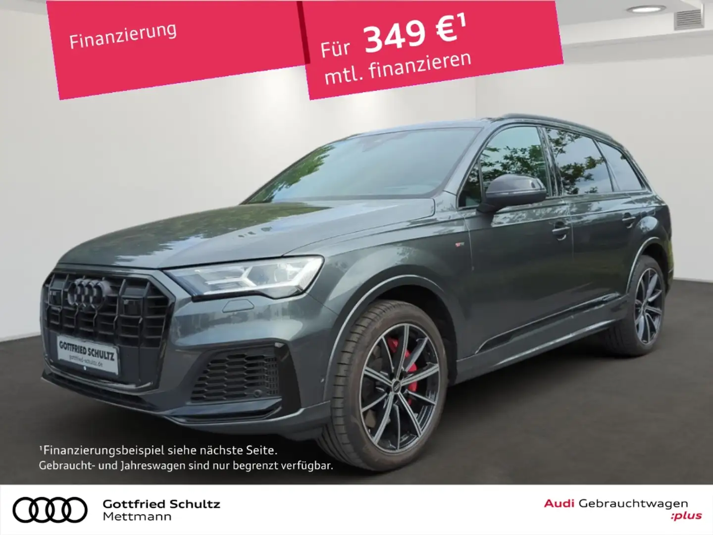 Audi Q7 55 TFSI e quattro S line PANO KAMERA MMI Grau - 1