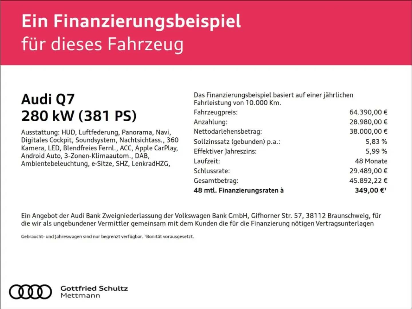 Audi Q7 55 TFSI e quattro S line PANO KAMERA MMI Grau - 2