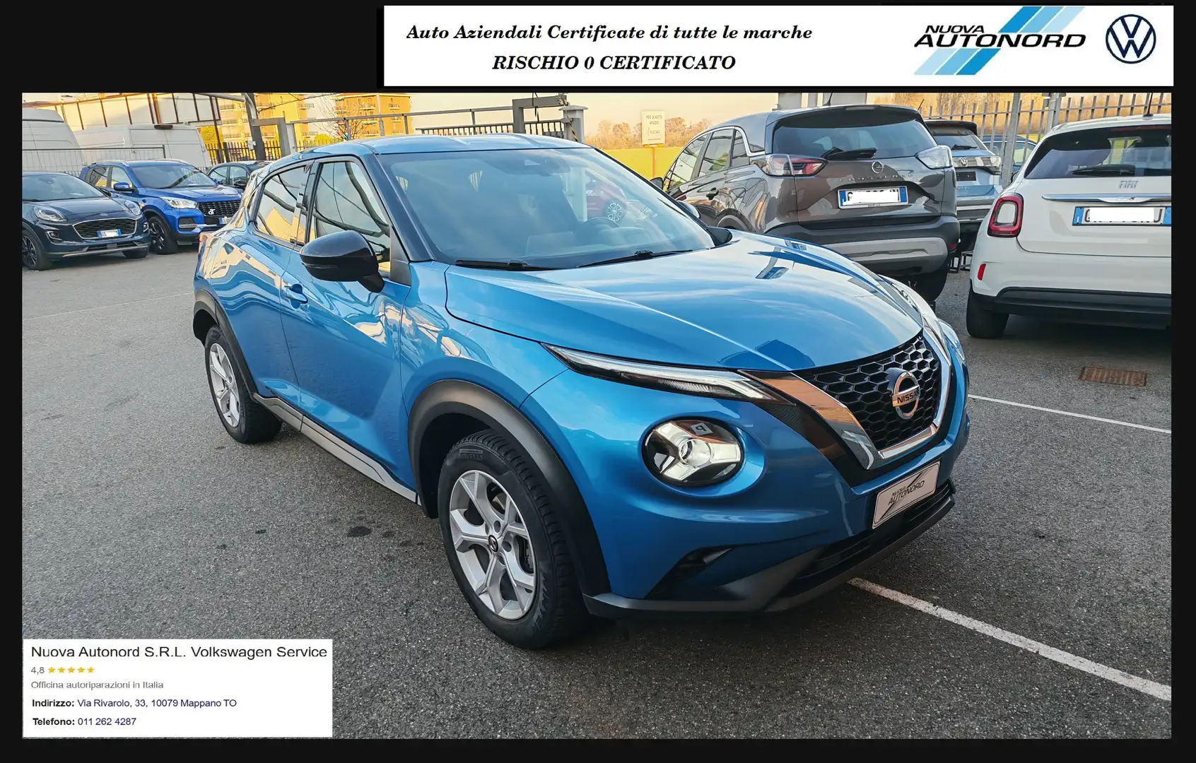 Nissan Juke Juke 1.0 dig-t N-Connecta 114cv Blu/Azzurro - 2