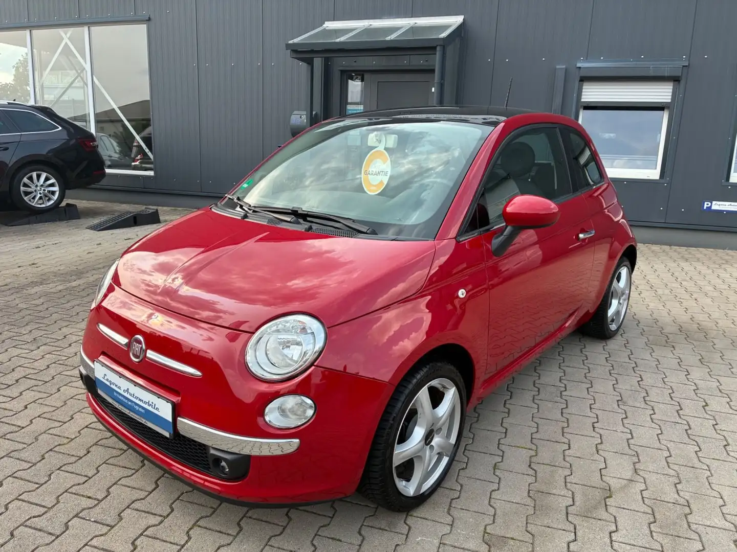 Fiat 500 1.2 8V Lounge *1.HAND/HU NEU/PANO/ALLWETTER* Rouge - 2