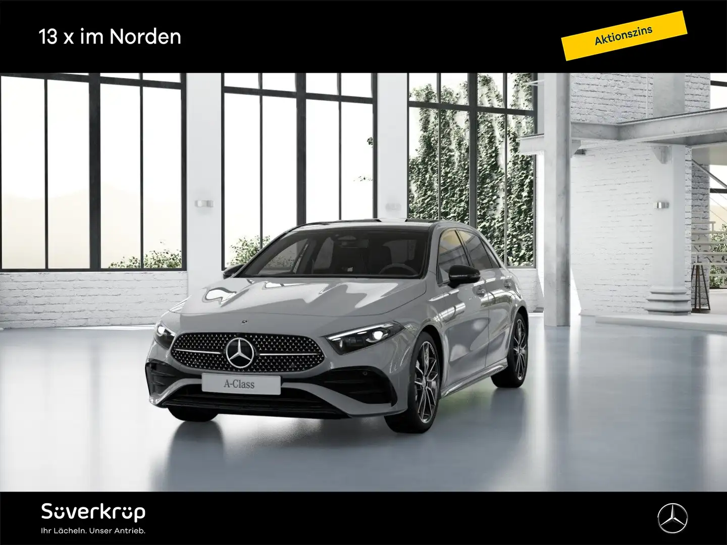 Mercedes-Benz A 200 +AMG NIGHT SPUR PANO KAMERA PDC SHZ MULTI Grau - 2