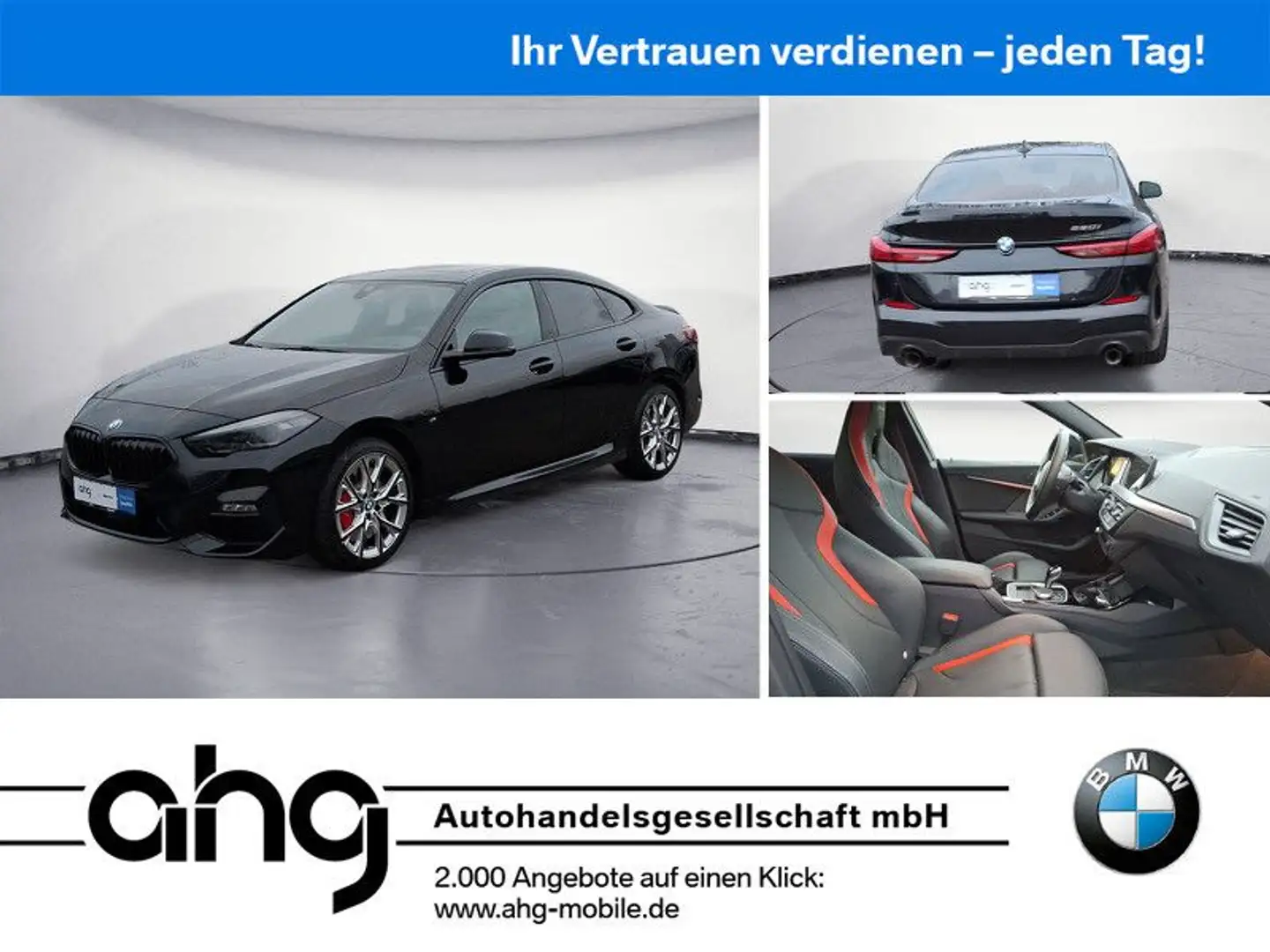 BMW 220i Gran Coupe Edition Colorvision *MSport*Shad Schwarz - 1