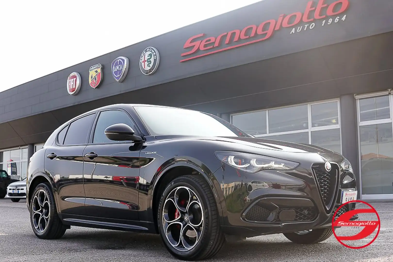 Alfa Romeo Stelvio 2.2 210cv Veloce Q4 |PINZE ROSSE| CRUISE ADATTIVO Noir - 1