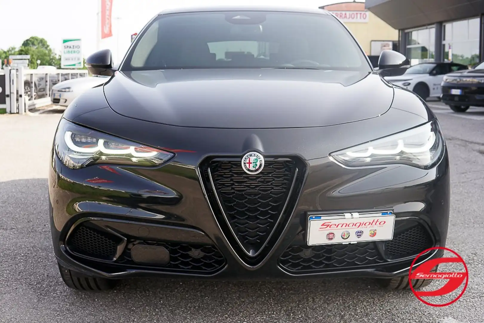 Alfa Romeo Stelvio 2.2 210cv Veloce Q4 |PINZE ROSSE| CRUISE ADATTIVO Noir - 2