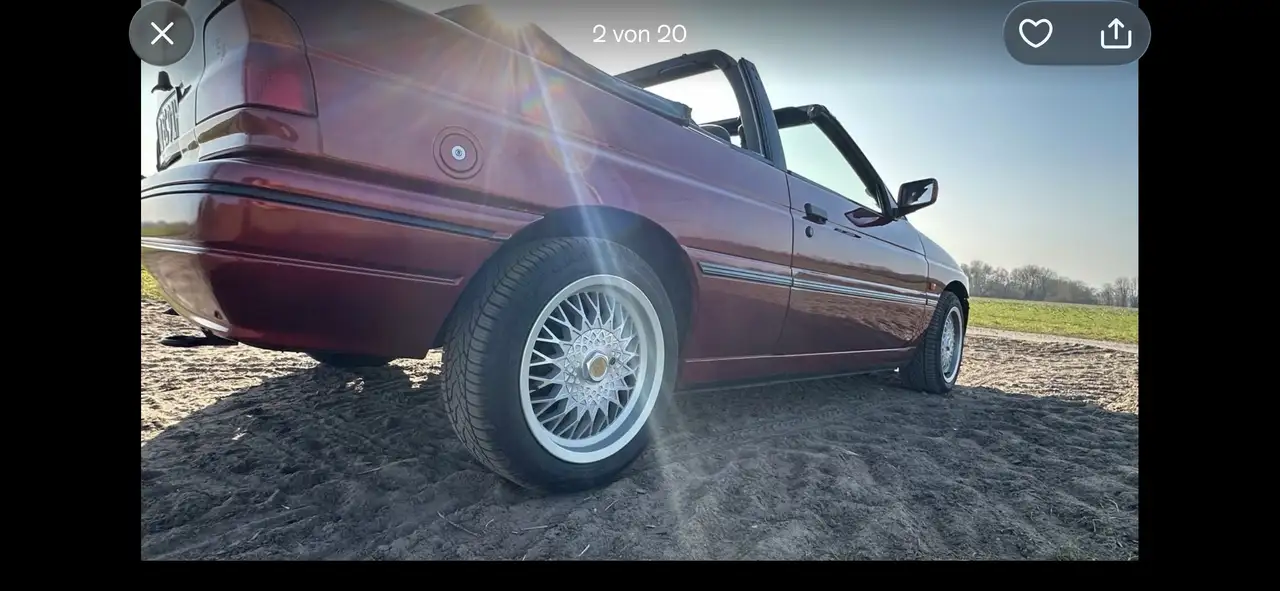 Ford Escort Cabrio H-Kennzeichen, foto 2