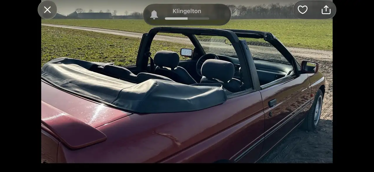 Ford Escort Cabrio H-Kennzeichen, foto 5