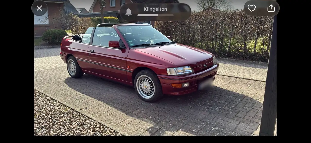 Ford Escort Cabrio H-Kennzeichen, foto 7