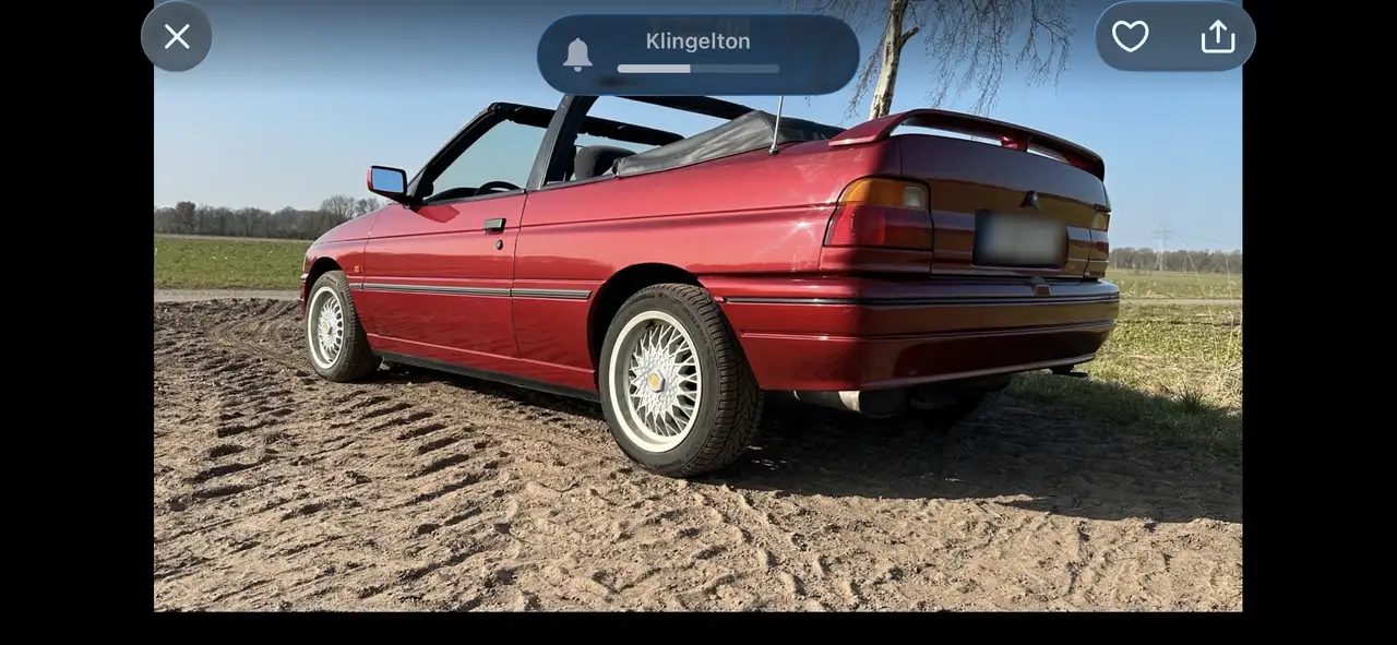 Ford Escort Cabrio H-Kennzeichen, foto 4