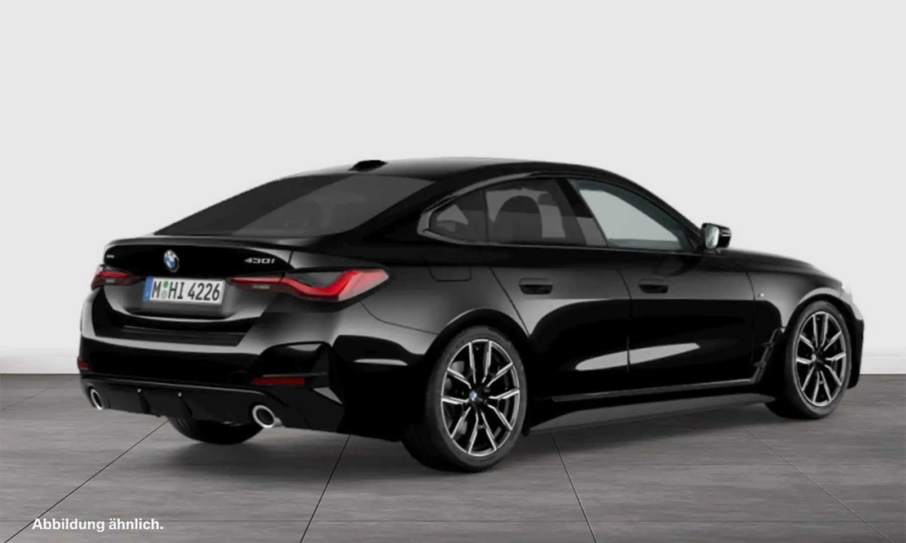BMW 430 i xDrive M SPORT+GLASDACH+HuD+DA PROF+360° Schwarz - 2