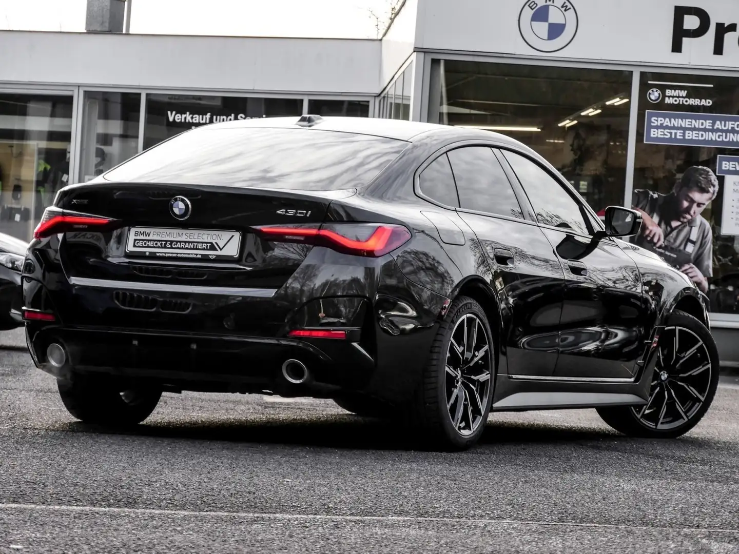 BMW 430 i xDrive M SPORT+GLASDACH+HuD+DA PROF+360° Schwarz - 2