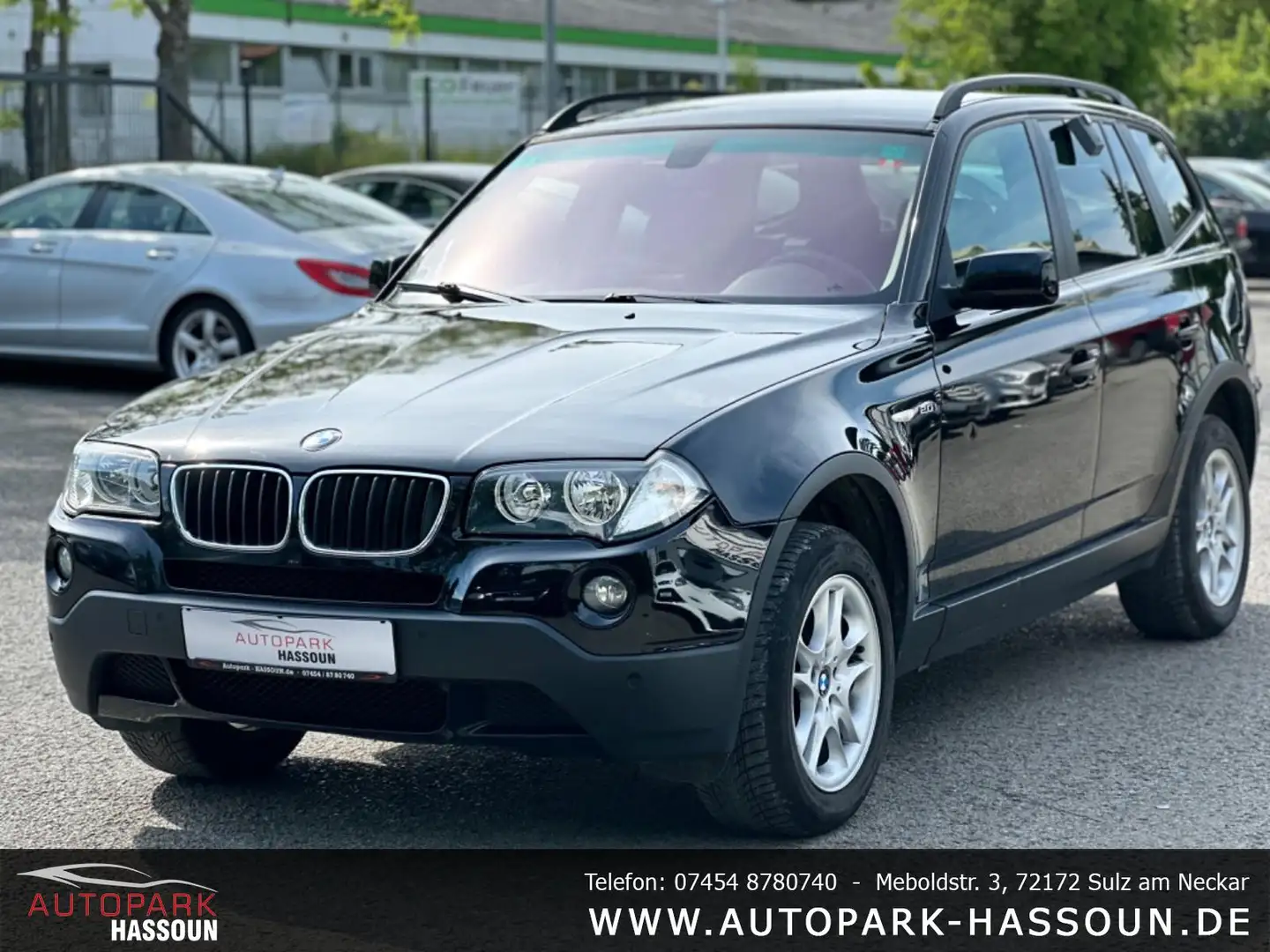 BMW X3 2.0i TÜV 05/27 AHK Tempo FSE Klimaaut. Schwarz - 1