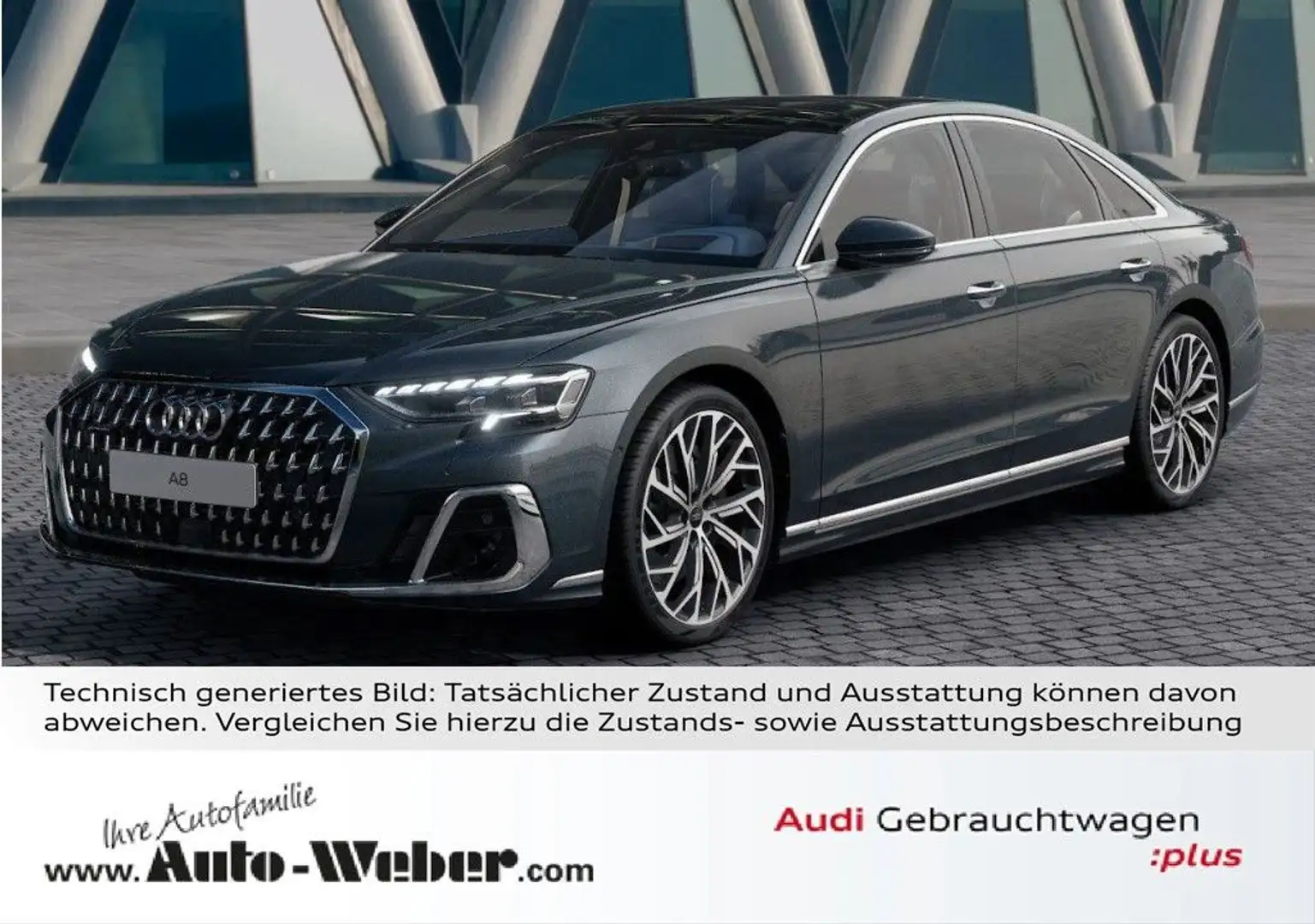 Audi A8 55TFSI q.HUD PANO VOLLLEDERPAKET STHZG MATRIX Grau - 1