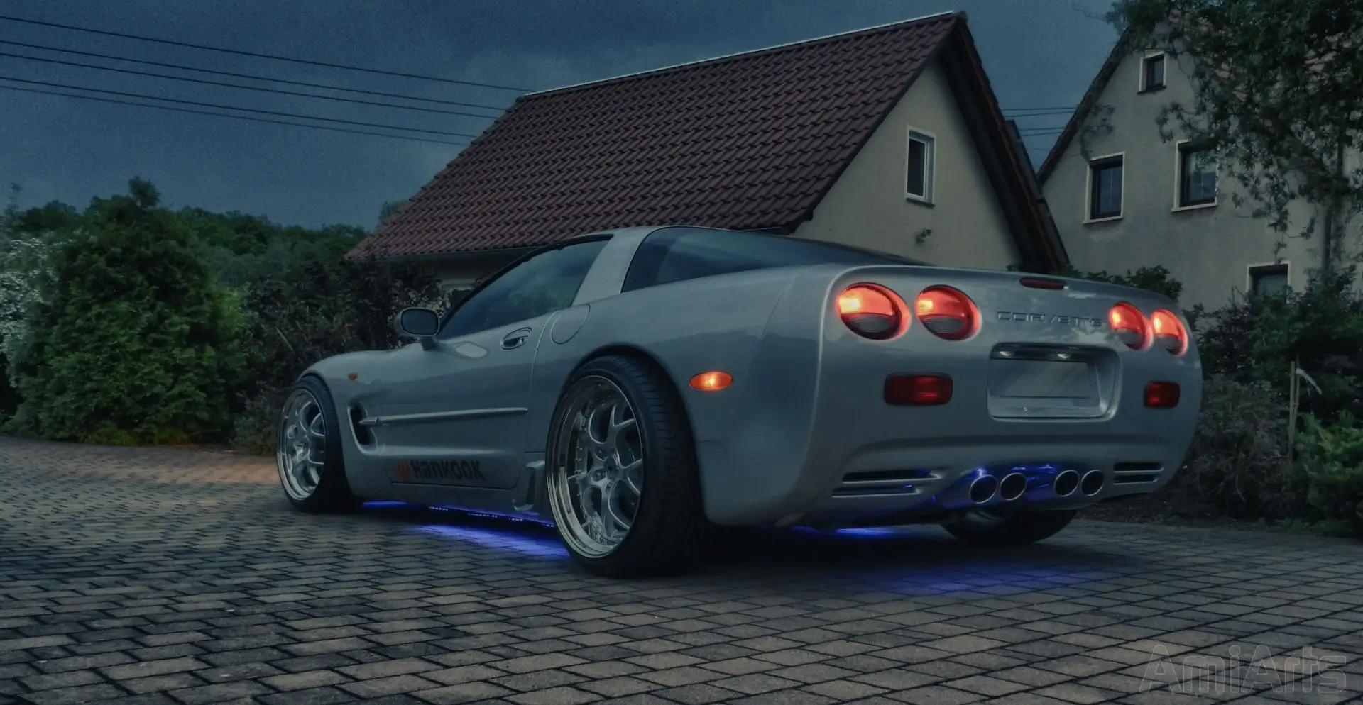 Corvette C5 Showcar Argintiu - 1