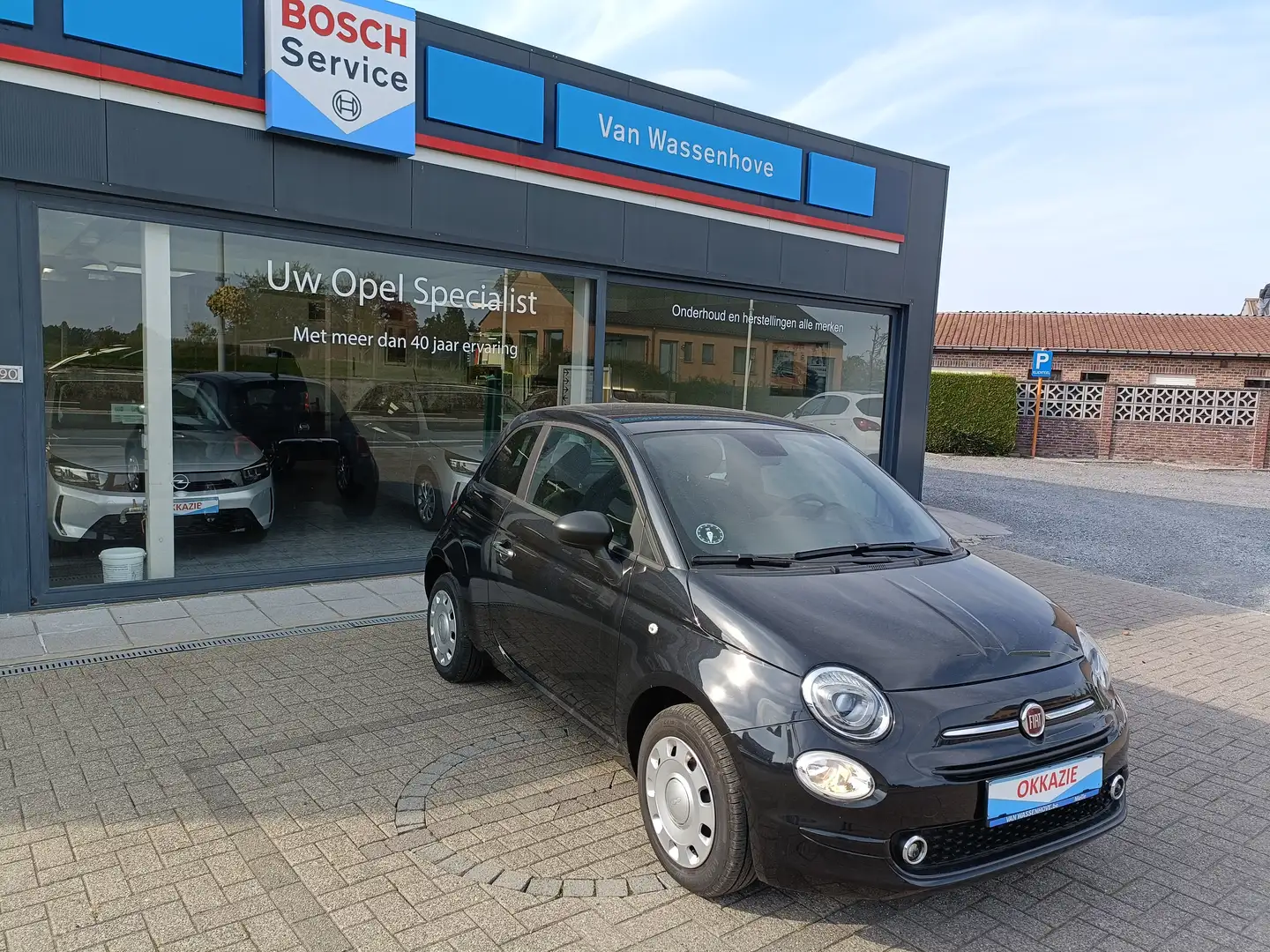 Fiat 500 500 1.0 Hybrid (benzine/elektrisch) **OVERNAME** Zwart - 1