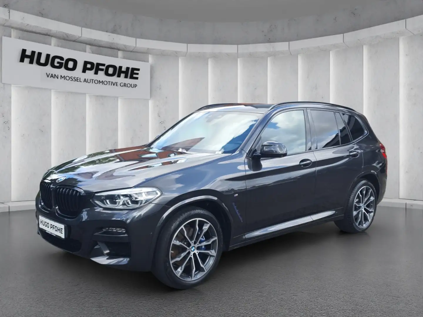 BMW X3 xDrive 30d M Sport Autom LED AHK RFK LEDER BT Szary - 1