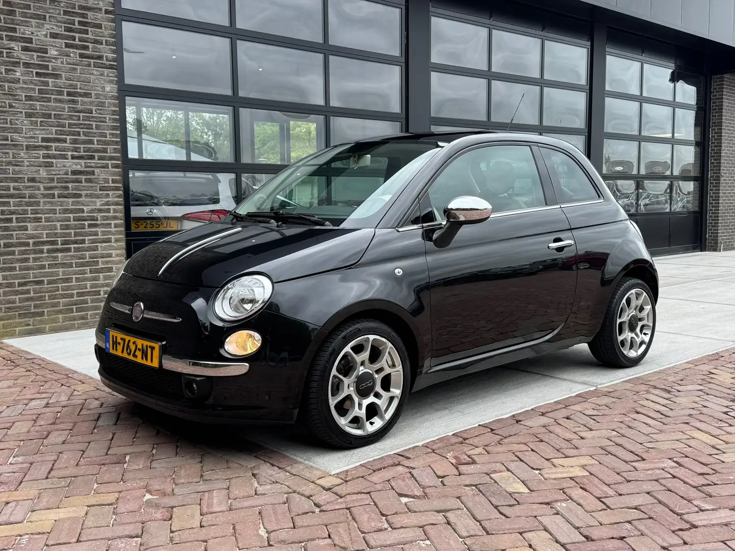 Fiat 500C 0.9 TwinAir |74.000KM! | Leer | Pano | Clima | Zwart - 1