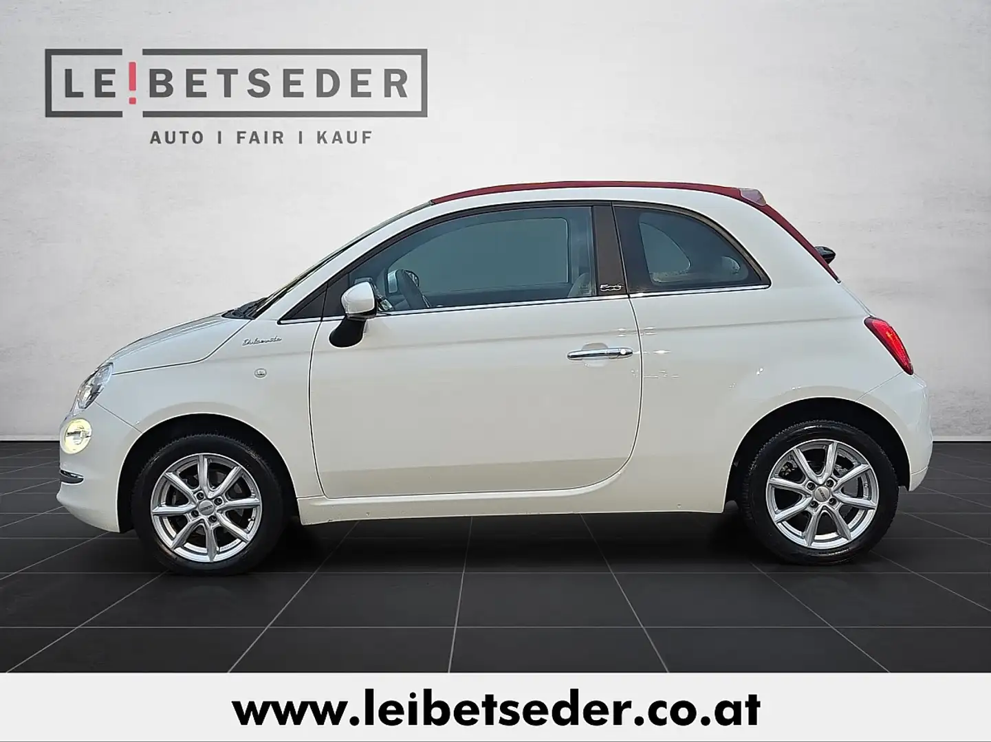 Fiat 500C FireFly Hybrid 70 Dolcevita Weiß - 2